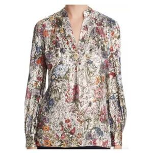 Tory Burch Floral Print Tunic - Multicolor